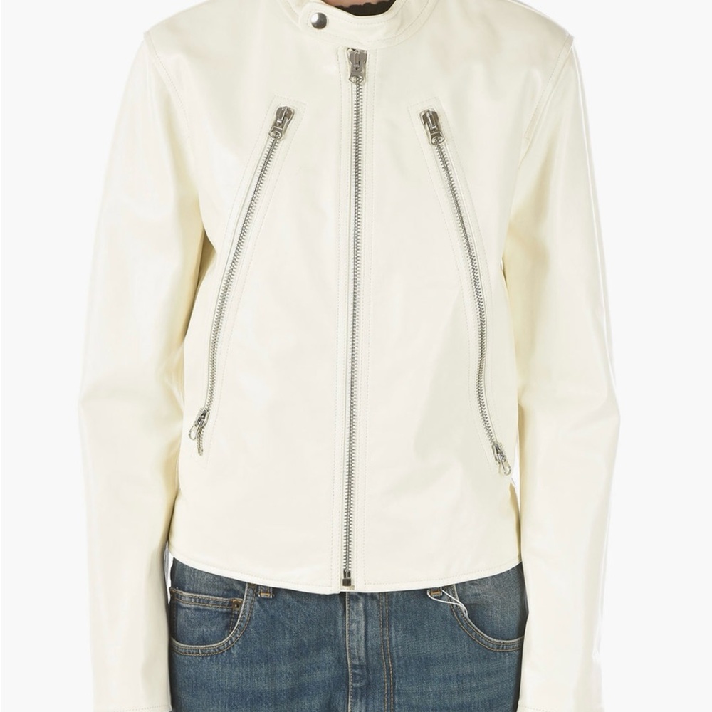 Margiela leather jacket